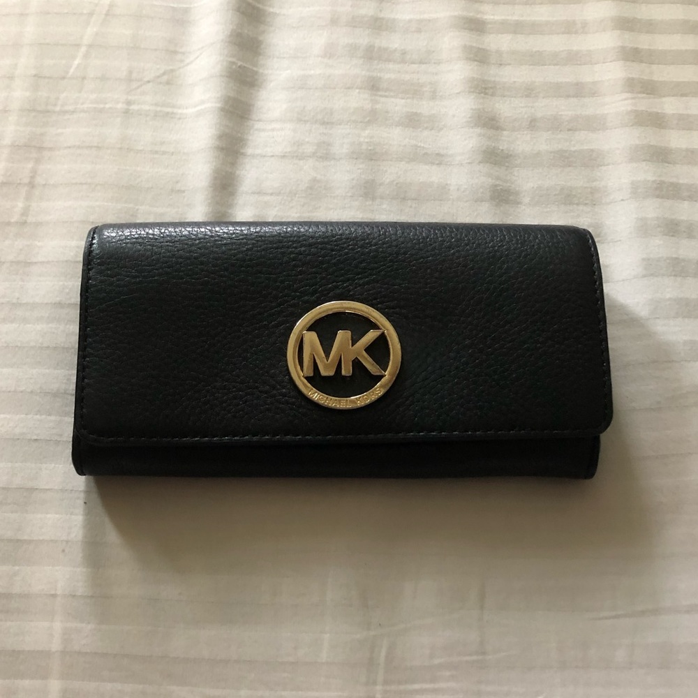 Michael Kors leather clutch